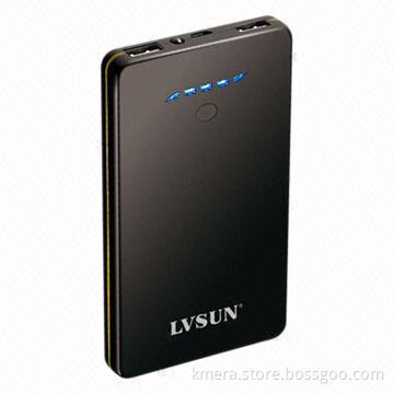 8,000mAh Mini Power Bank with Dual USB Ports, It Charge Especially for iPad and iPhone